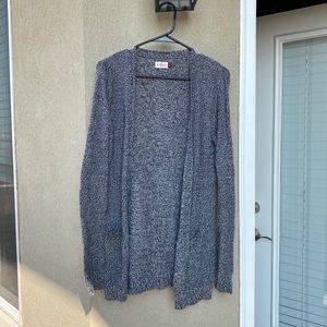 Gray cardigan